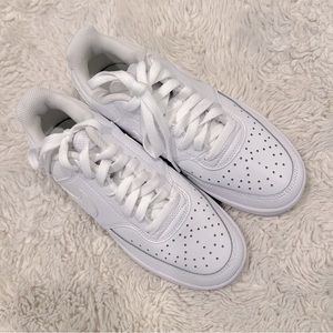 Nike Court Vision Low White Sneakers 🤍